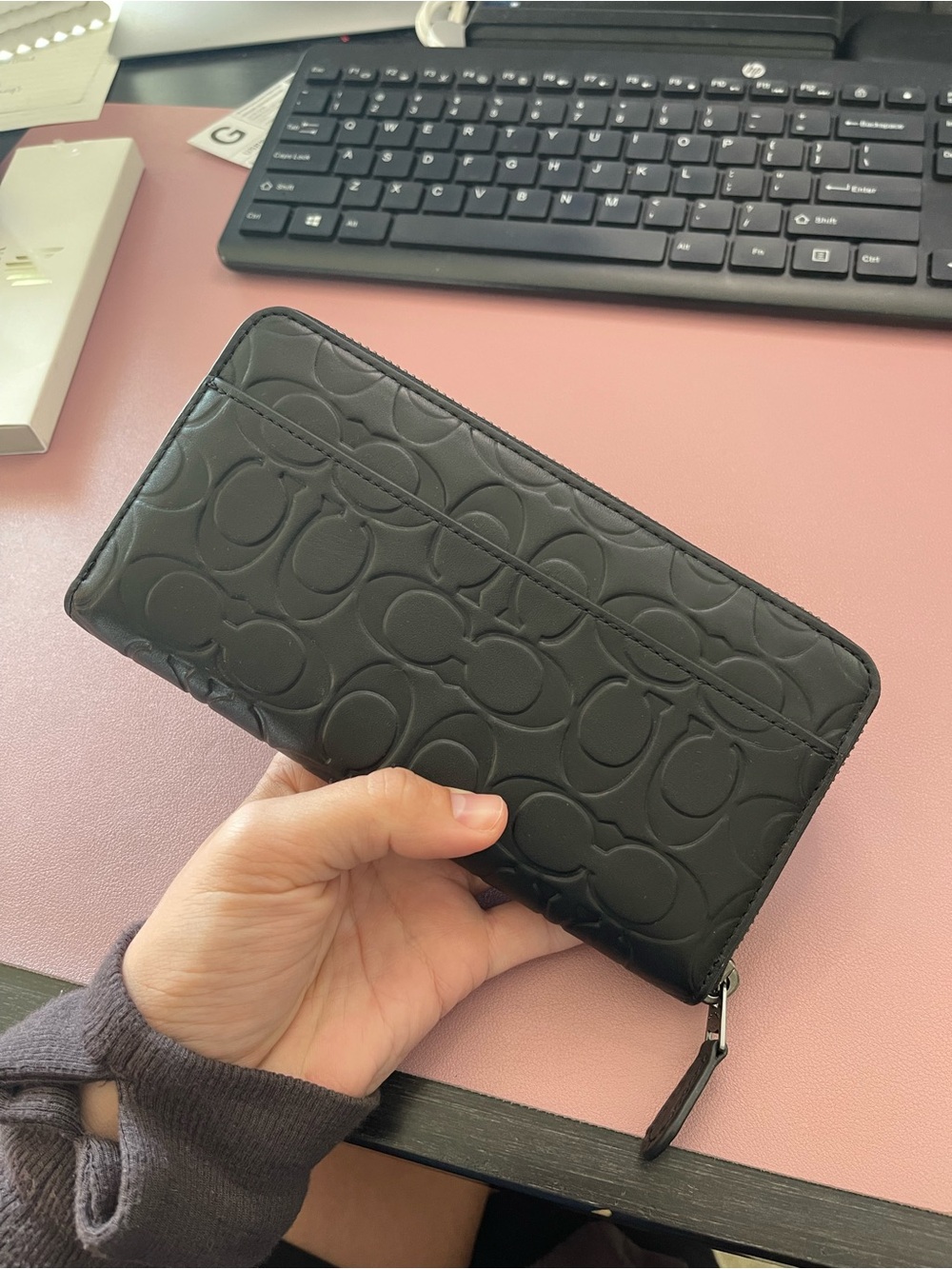 Coach Accordion Wallet In Signature Leather - Picture 3 of 6